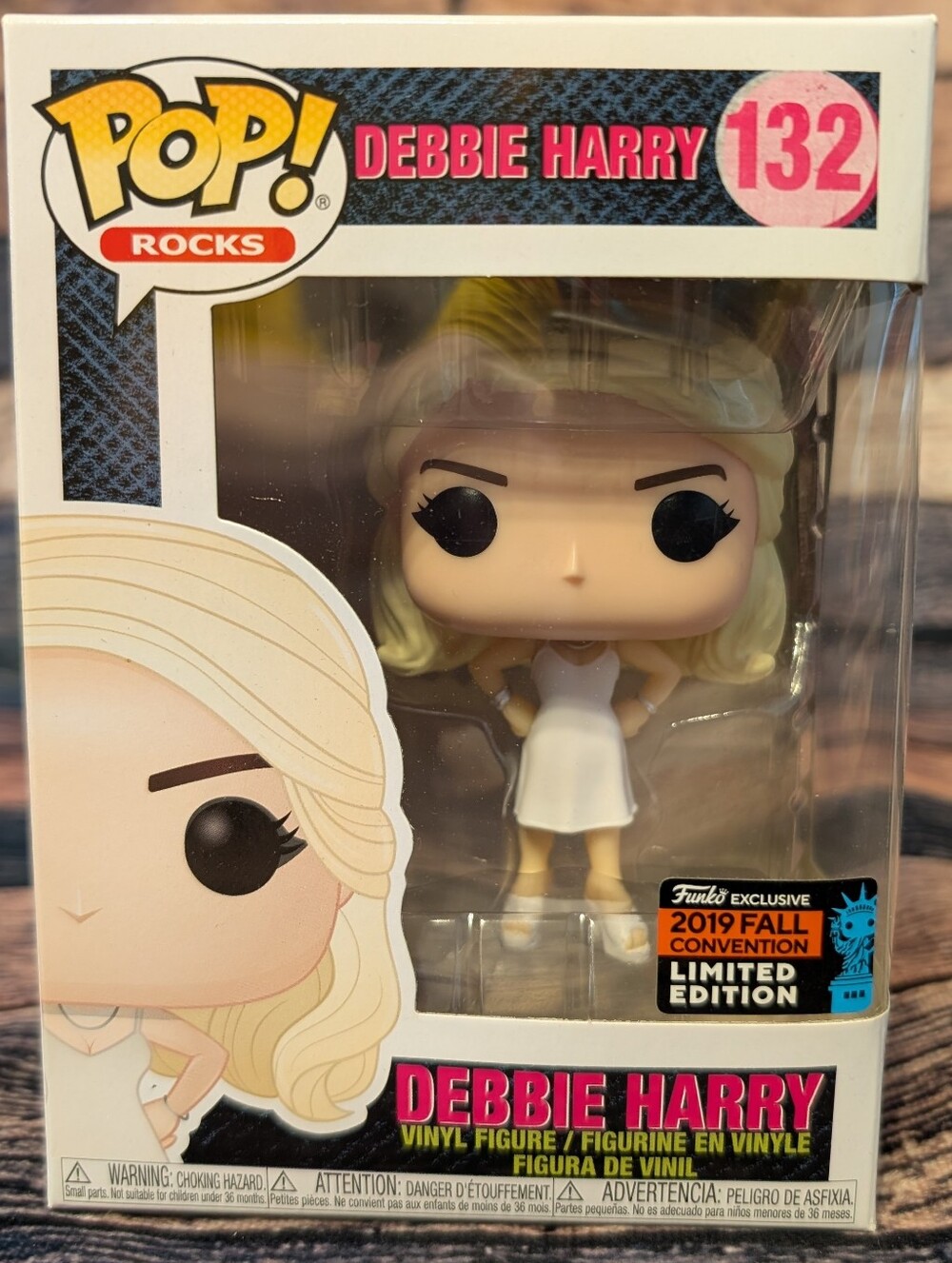 Funko Debbie Harry Vinyl Figure - White Dress, Blonde